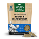 Freeze-Dried Turkey & Salmon Dinner Dog Food Mini Patties